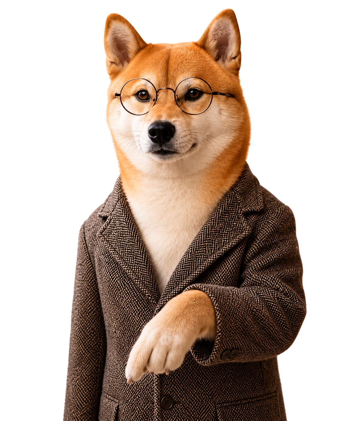 為替が動く要因を案内する柴犬のイラスト・為替レート変動