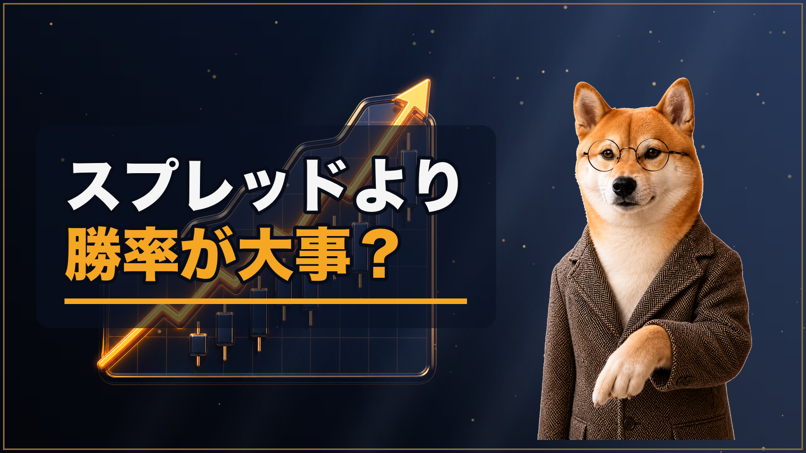 スプレッドより勝率が大事？コストを気にしすぎる初心者への処方箋のサムネイル