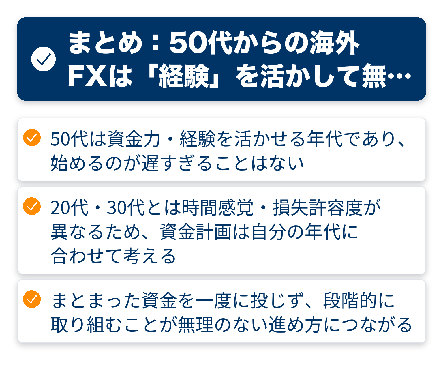 記事の要点をまとめたチェックリスト図解