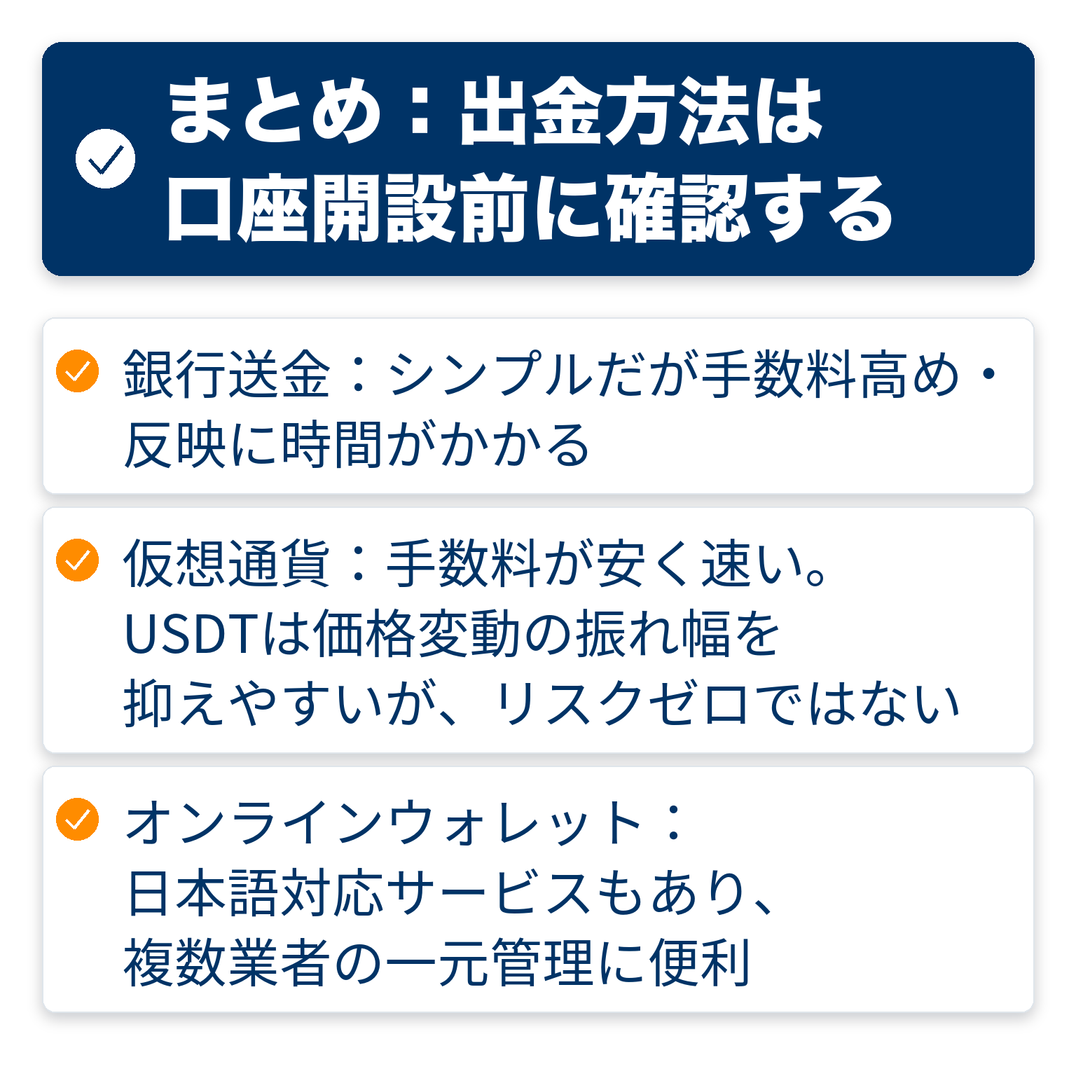 記事の要点をまとめたチェックリスト図解